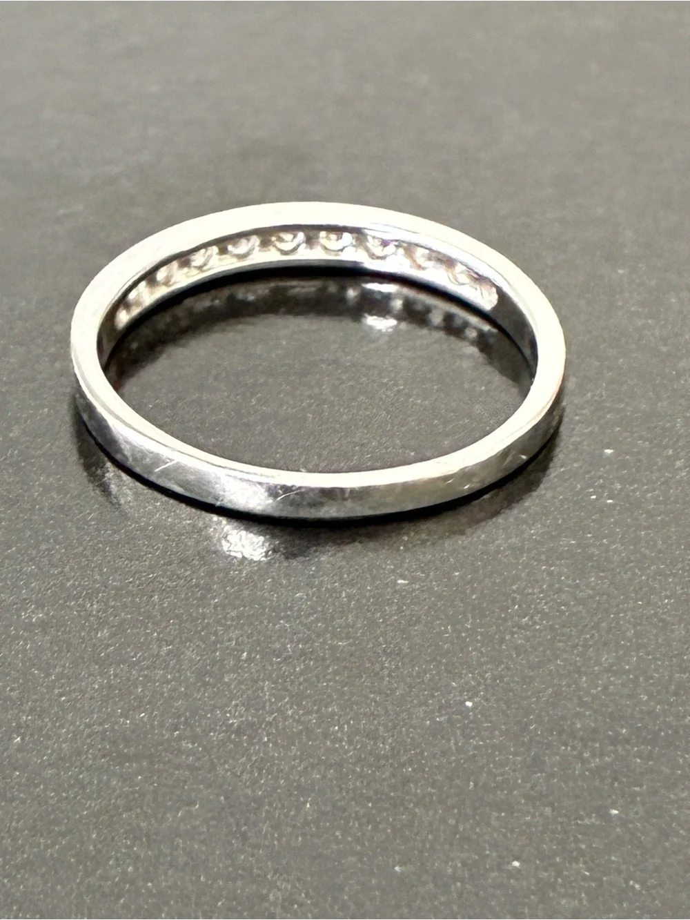 925 Sterling Silver stacking Ring Sz 8